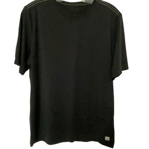 Vuori Mens Black Sz-M Athletic Short Sleeve Crew Neck T-Shirt.